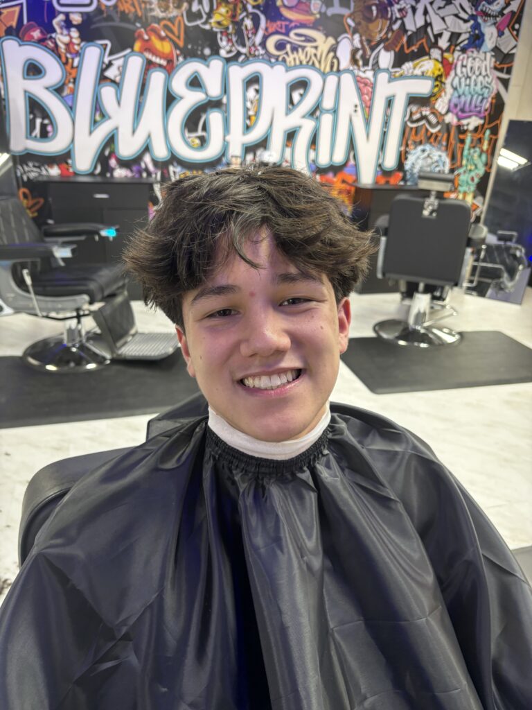 Blueprint Barbershop haircut