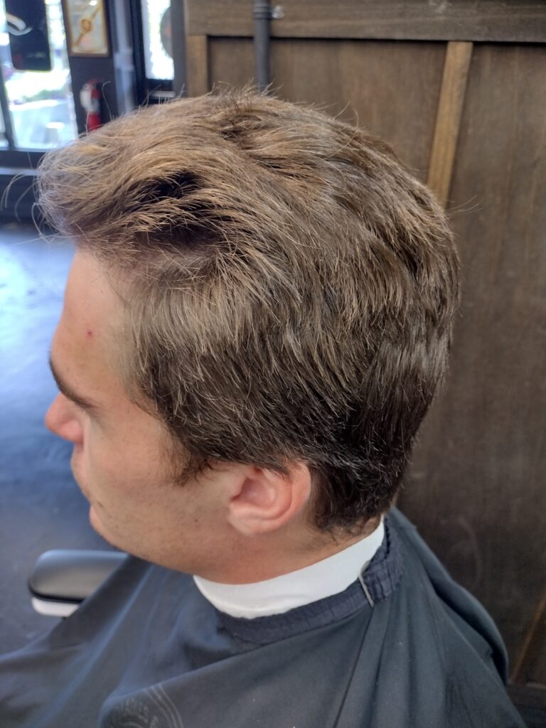 Blueprint Barbershop haircut