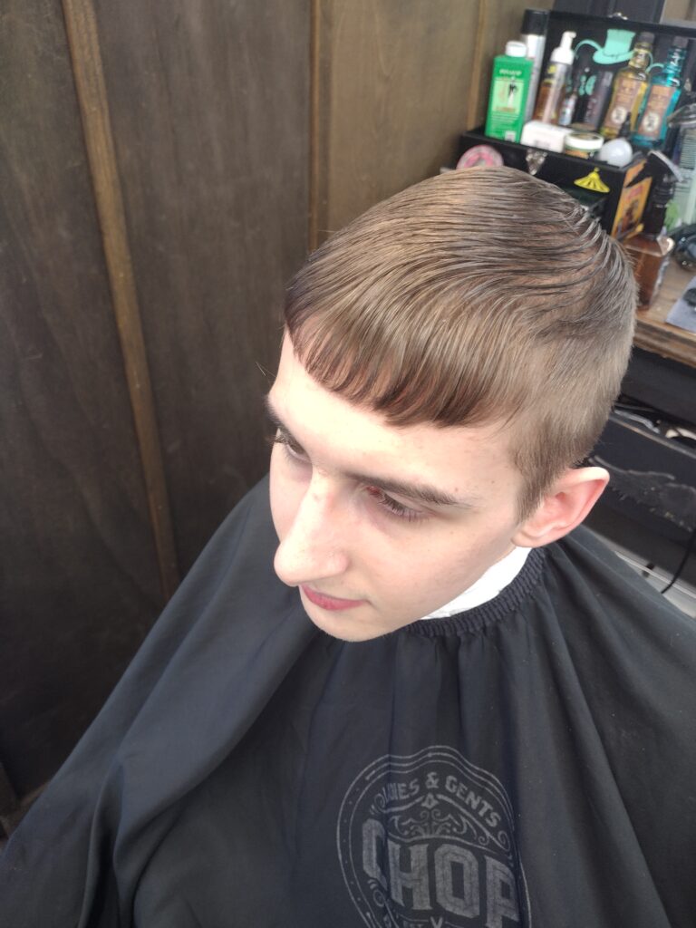 Blueprint Barbershop haircut