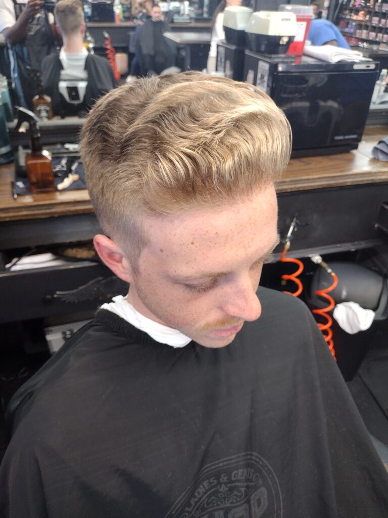 Blueprint Barbershop haircut