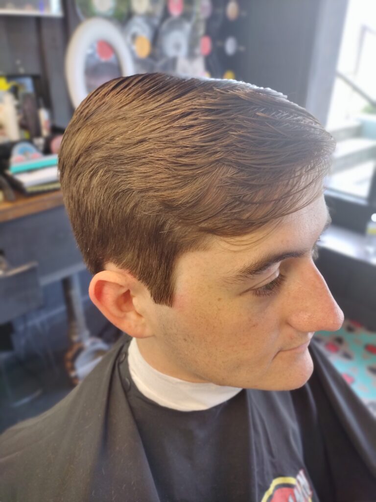 Blueprint Barbershop haircut